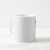 Mug Thé, Café, Fleurs de printemps roses Bouquet de ja (Devant gauche)