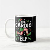 Mug The Cardio Elf Funny Fitness Christmas Gym Workout (Gauche)