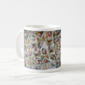 Mug “ The ceiling of the Sistine Chapel ”,Michelangelo (Devant gauche)