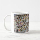 Mug “ The ceiling of the Sistine Chapel ”,Michelangelo (Gauche)