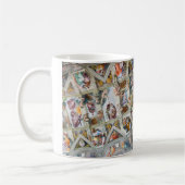 Mug “ The ceiling of the Sistine Chapel ”,Michelangelo (Gauche)