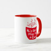 Mug Thé C'est comme un câlin dans une coupe (Devant droit)