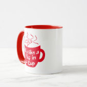 Mug Thé C'est comme un câlin dans une coupe (Devant gauche)