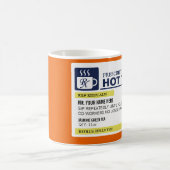 Mug Thé chaud de prescription drôle (Centre)