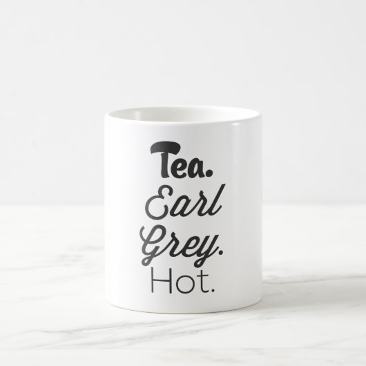 Mug Thé - chaud gris de comte (Centre)