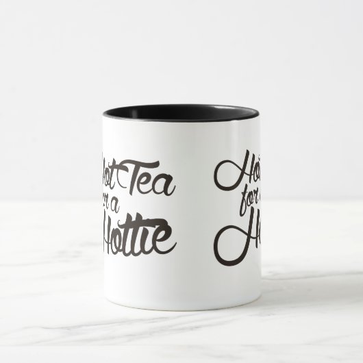 Mug Thé chaud pour une hottie (Centre)