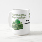 Mug The Clover & Quill: Heritage Irish Cafe Celtic (Devant gauche)