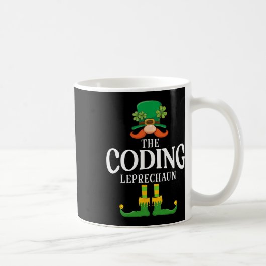 Mug The Coding Leprechaun St Patricks Day Matching  (Droite)