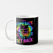 Mug The Comeback Is Always Stronger Than The Set Back  (Gauche)