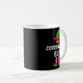 Mug The Coordinator Elf Matching Family Christmas (Devant droit)