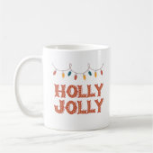 Mug Thé de café Holly Jolly Noël hiver Noël Noël Noël (Gauche)