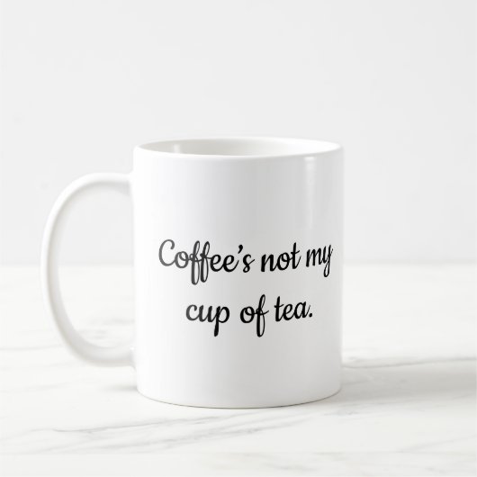 Mug Thé de café pas (Gauche)