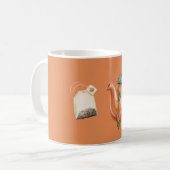 Mug Thé de la Théière Citrouille Orange (Devant gauche)