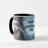 Mug Thé de matin de Dave Personnalisé personnalisable (Devant gauche)