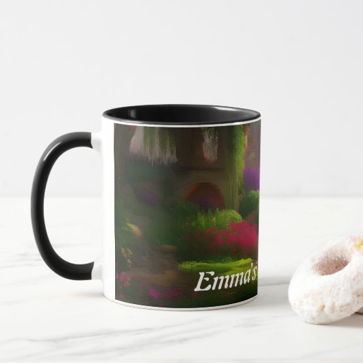 Mug Thé de matin Emma personnalisable (Avec donut)