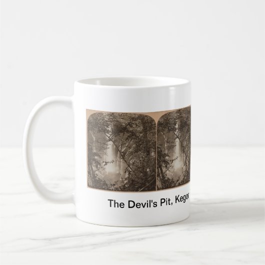 Mug The Devil's Pit, Kegon Falls, Chuzenji, Japon (Gauche)