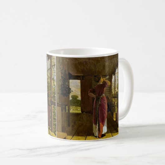 Mug The Dinner Horn de Winslow Homer (Devant droit)
