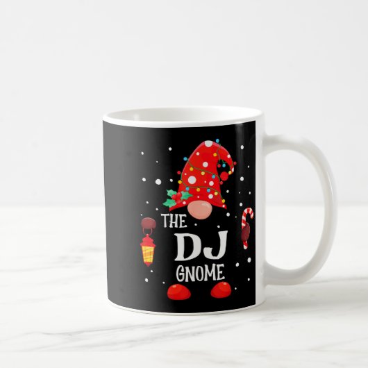Mug The Dj Gnome Matching Family Christmas Gnome Pajam (Droite)