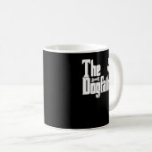 Mug The Dogfather Bone Dog Lover Dad Funny Father's Da (Devant droit)