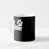 Mug The Dogfather Bone Dog Lover Dad Funny Father's Da (Devant gauche)