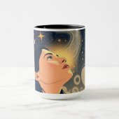 Mug The Dreamer Neo-Deco Starry Night Personalized (Centre)