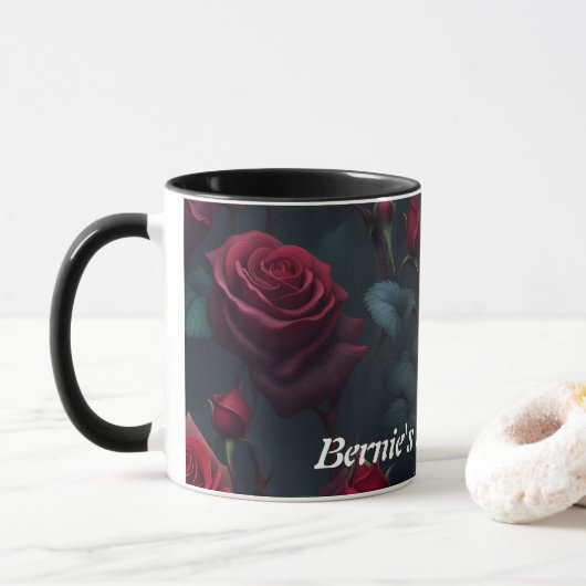 Mug Thé du matin de Bernie personnalisable (Avec donut)