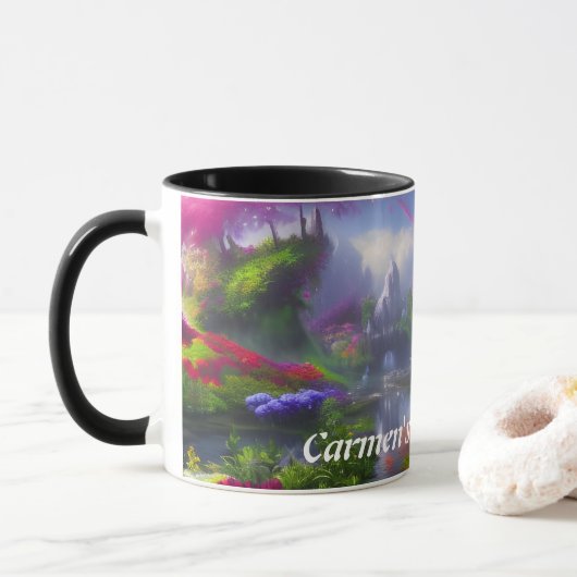Mug Thé du matin de Carmen Personnalisé sur mesure (Avec donut)