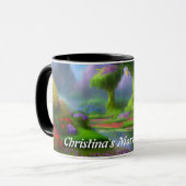 Mug Thé du matin de Christina personnalisable (Devant gauche)