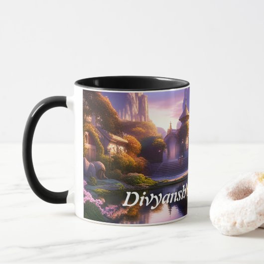 Mug Thé du matin de Divyansh (Avec donut)
