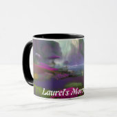 Mug Thé du matin de Laurel Personnalisé sur mesure (Devant gauche)