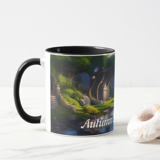 Mug Thé du matin de l'automne (Avec donut)