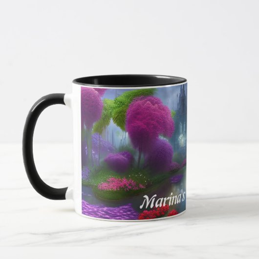 Mug Thé du matin de Marina personnalisable (Gauche)