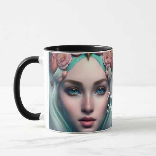 Mug Thé du matin de Nadija personnalisable (Gauche)