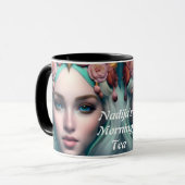 Mug Thé du matin de Nadija personnalisable (Devant gauche)