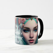 Mug Thé du matin de Nadija personnalisable (Devant droit)