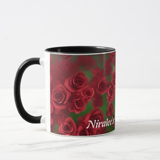 Mug Thé du matin de Niralee personnalisable (Gauche)