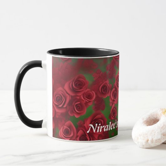 Mug Thé du matin de Niralee personnalisable (Avec donut)