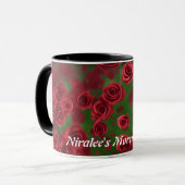 Mug Thé du matin de Niralee personnalisable (Devant gauche)