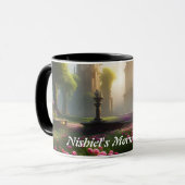 Mug Thé du matin de Nishiet personnalisé (Devant gauche)