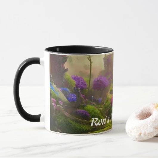 Mug Thé du matin de Ron personnalisable (Avec donut)