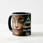 Mug Thé du matin de Tamara personnalisé (Devant gauche)