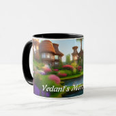 Mug Thé du matin de Vedant personnalisable (Devant gauche)