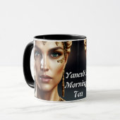 Mug Thé du matin de Yanesh personnalisé (Devant gauche)