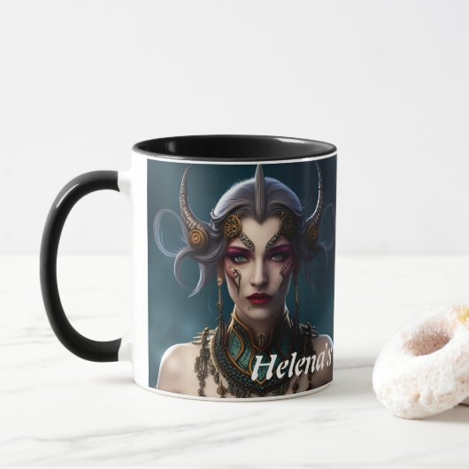 Mug Thé du matin d'Helena personnalisable (Avec donut)