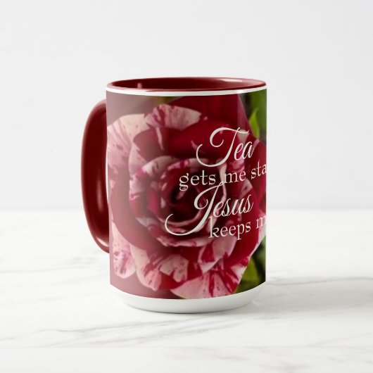 Mug - Thé et Jésus (Devant gauche)