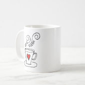 Mug Thé et poésie. (Devant gauche)