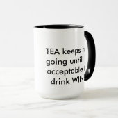 Mug Thé et vin (Devant droit)