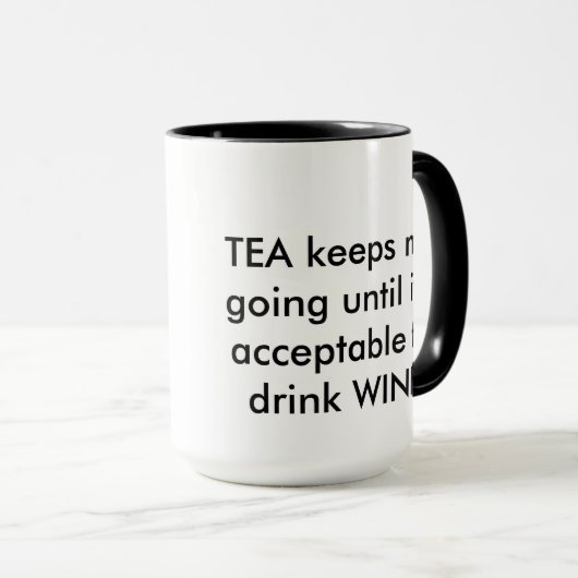 Mug Thé et vin (Devant droit)