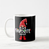 Mug The Favorite Gnome Christmas Matching Pajama  (Gauche)