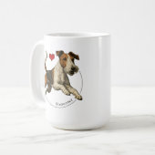 Mug The Fearless Earth-Dog: Classic Fox Terrier (Devant gauche)